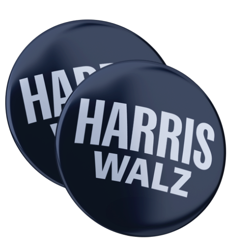 Harris Walz Campaign Buttons