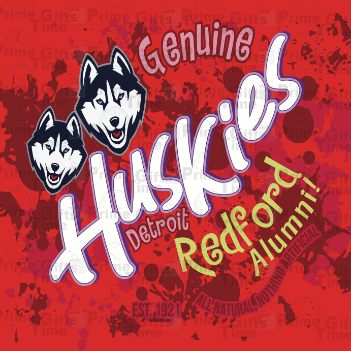 Redford Alumni   RED POP! Huskies T-Shirt