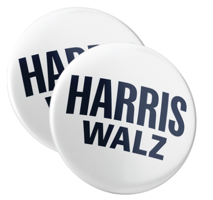 Harris Walz Campaign Buttons